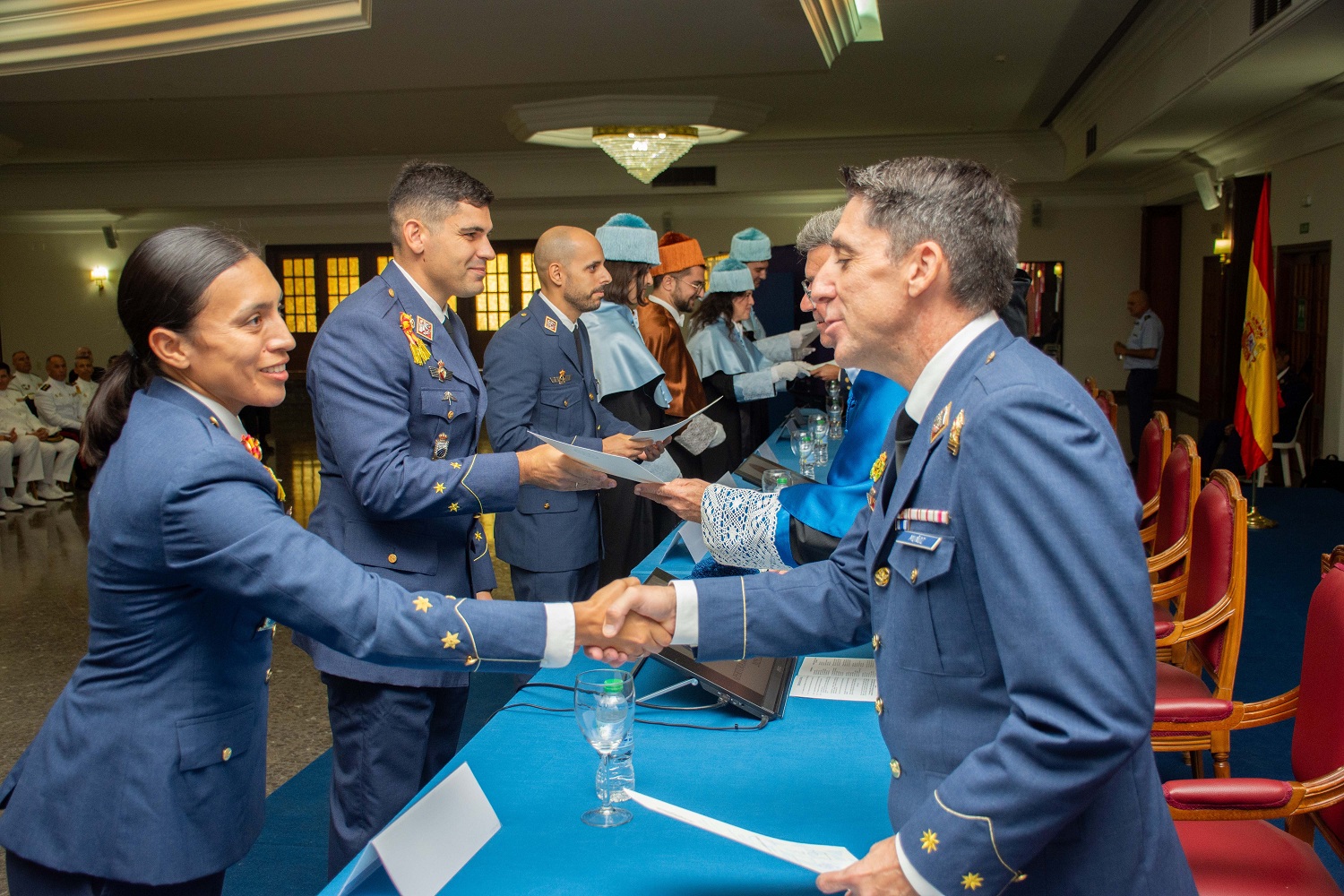 Imagen de El director de Enseñanza preside el acto de Apertura  del Curso Académico 2025-26 en la Academia General del Aire y del Espacio