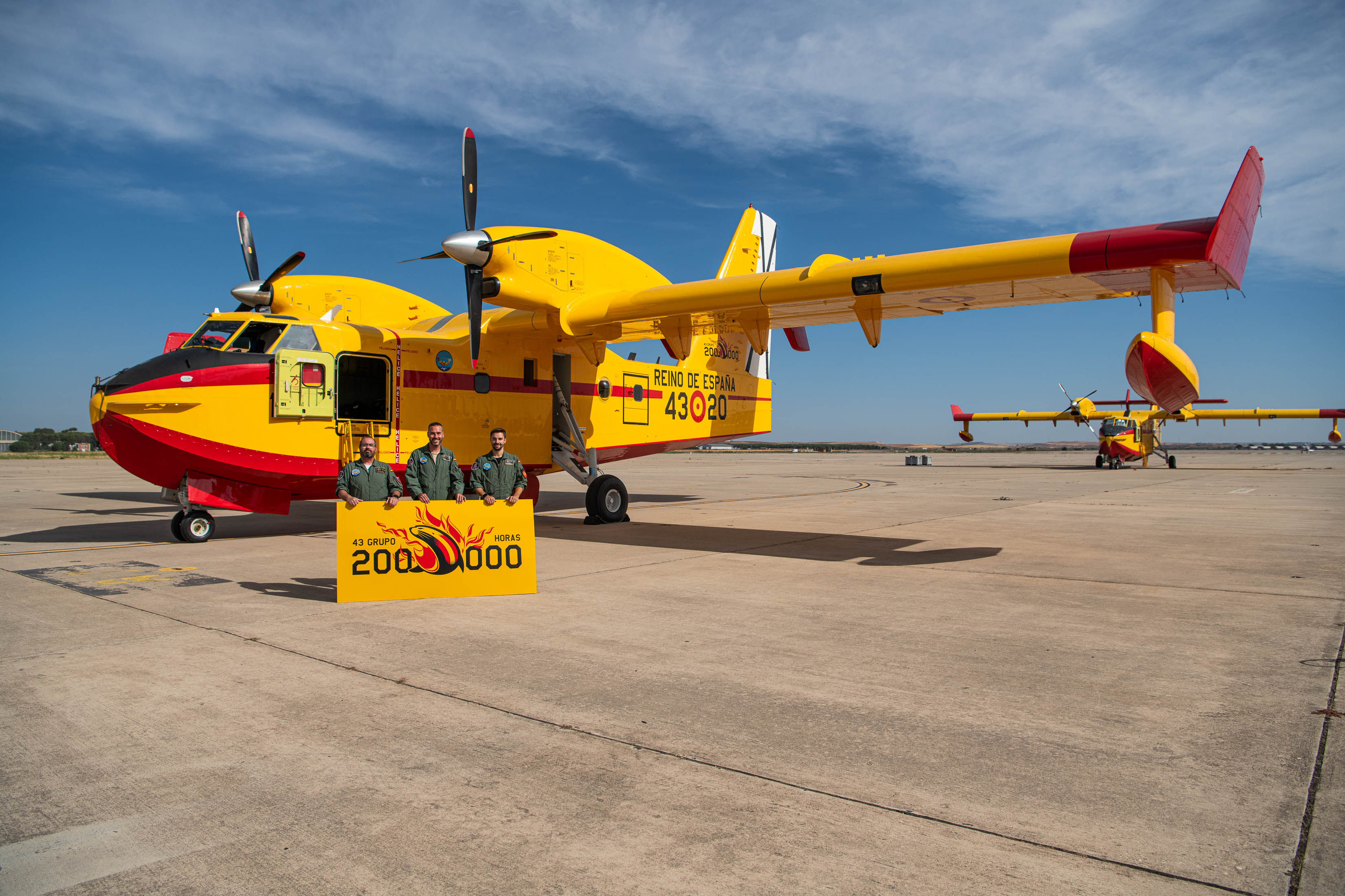 Imagen de El 43 Grupo alcanza las 200.000 horas de vuelo