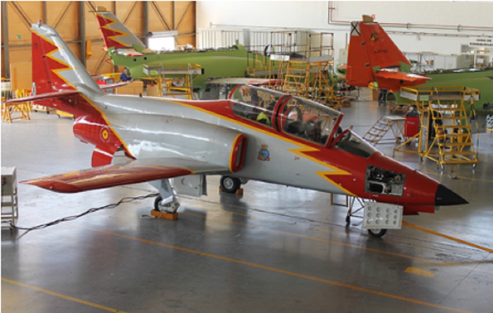 Imagen de C.101 en el que se ha instalado el sistema 5G stand alone aeronáutico