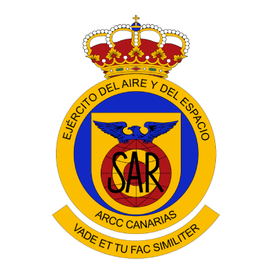 Emblema del Centro Coordinador de Salvamento Aeronáutico de Canarias (ARCC Canarias)