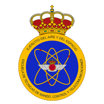 Distintivo de la Escuela de Técnicas de Mando, Control y Telecomunicaciones (EMACOT)