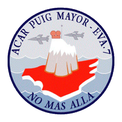 Distintivo del Escuadrón de Vigilancia Aérea nº7 (EVA 7) y Acuartelamiento Aéreo Puig Mayor