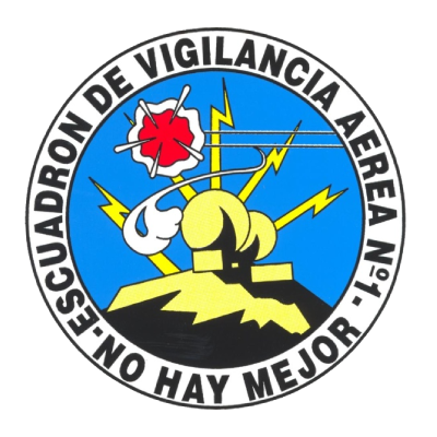 Distintivo del Escuadrón de Vigilancia Aérea nº 1 (EVA 1) y Acuartelamiento Aéreo de El Frasno