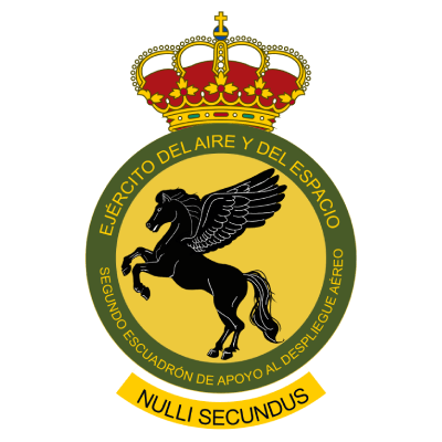 Distintivo del Segundo Escuadrón de Apoyo al Despliegue Aéreo (SEADA)