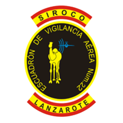 Distintivo del Escuadrón de Vigilancia Aérea nº22 (EVA 22) y Acuartelamiento Aéreo Peñas del Chache